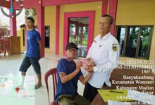 Pemerintah desa banyukambang membagikan bantuan BLT dana desa tahun 2026.