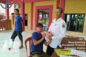 Pemerintah desa banyukambang membagikan bantuan BLT dana desa tahun 2026.