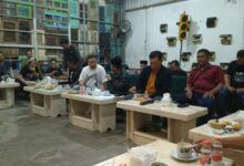 Humas SH Terate dan JTI Perkuat Sinergi Lewat Silaturahmi Ramadan di Kota Madiun.