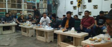 Humas SH Terate dan JTI Perkuat Sinergi Lewat Silaturahmi Ramadan di Kota Madiun.