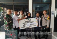 Penyaluran bantuan langsung tunai dana desa (BLT dd) tahun 2026 di balai desa segulung.