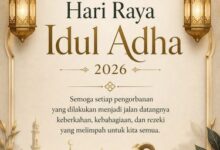 Selamat Hari Raya Idul Adha tahun 1447 H.