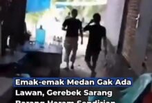 EMAK-EMAK DI MEDAN DATANGKAN TEMPAT SARANG NARKOBA DI MEDAN.