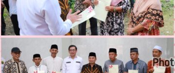 Sawah wakaf ini dapat dimanfaatkan untuk mendukung operasional dan pembangunan masjid.