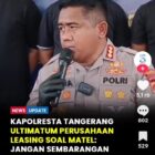 Tidak ada matel yang menarik motor di jalan Raya dengan paksa, polisi akan tangkap.