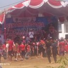 Senam Bersama & Jalan Sehat Kelurahan Nglames, Semangat Kebersamaan Peringati HUT RI ke-81.