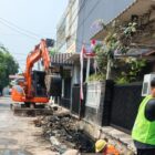 Diduga pengawas jarang di tempat saat pekerjaan dan box coper di Pasang.